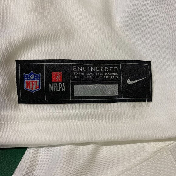Nike NFL Mens Aaron Rodgers #8 On Field New York Jets Jersey Size L White & Gree - Picture 11 of 14